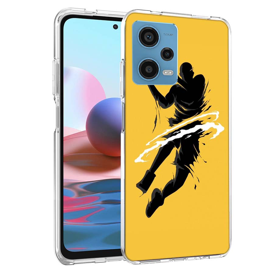 Basketball Phone Case For Redmi Note 13 12 14 15 Pro Plus 13R 11 11T 11E 11S 10 Pro 10S 9 9S Cover Cell Clear TPU Capa Cases Sho