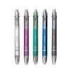 3pcs with Mechanical Pencil Multicolor Retractable Pen Clip-on Press Roller Ball Pen  Writing