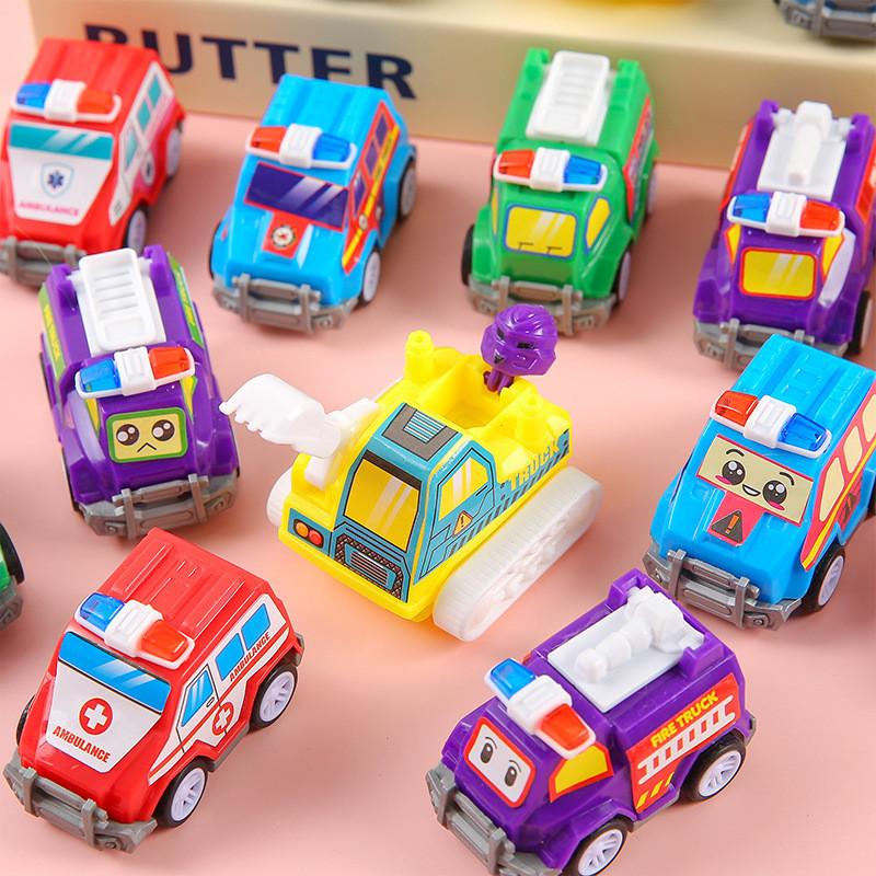 Simulation Mini Inertia Cartoon Fire Engine Children Toys For Babies And Toddlers