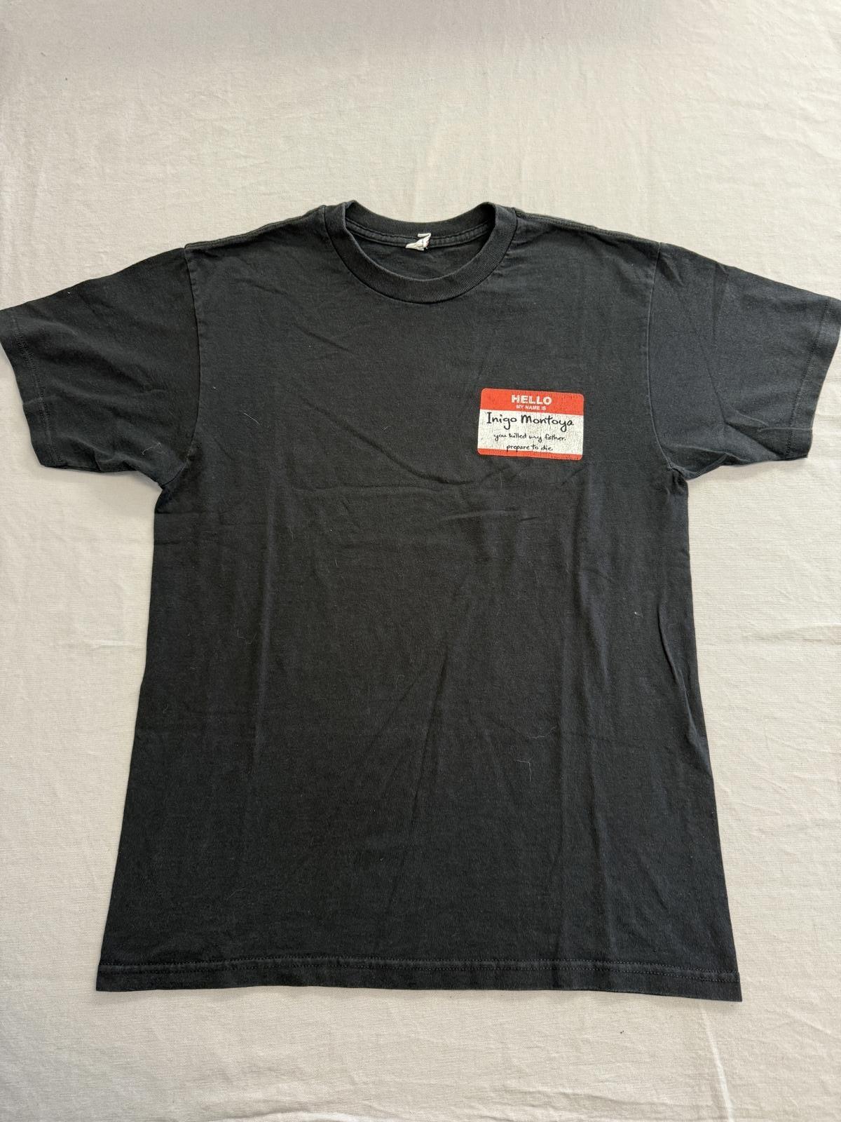 Faded Princess Bride Movie T-shirt My Name Is Inigo Montoya S