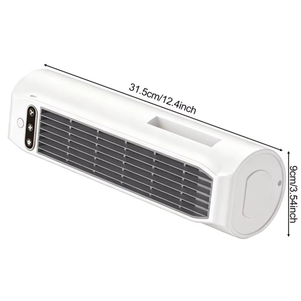 Quiet Portable Desk Fan Digital Display Phone Stand New Bladeless Cooling Fan  Kitchen Cooling