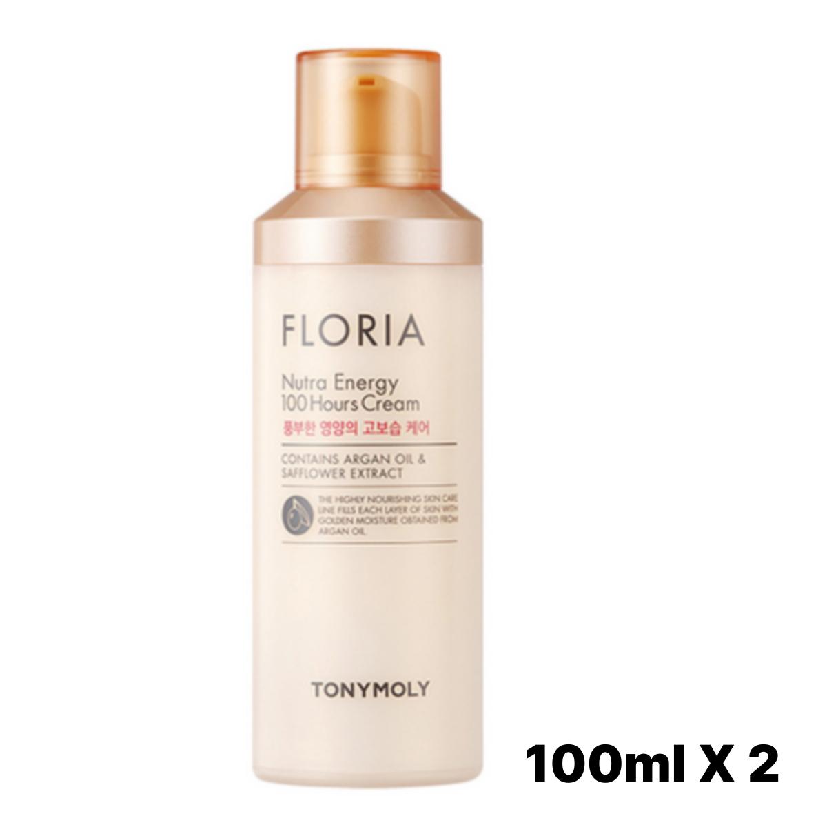 [Tonymoly] Floria Nutra Energy 100 Hours Cream 50мл/100мл Масло Арганы Высокоувлажняющий 100ml X 2PCS