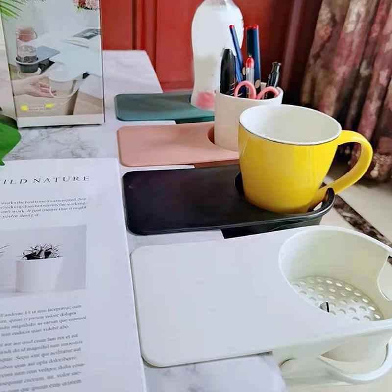 1 Stück ABS Getränkehalter Automotive Kreativität Tischseite Wasserbecherhalter Bürotisch Computertisch Fester Getränkehalter