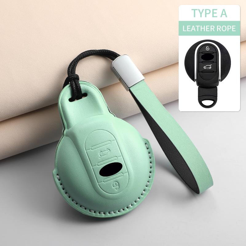 Car Key Case Cover For BMW Mini Cooper JCW Countryman Aceman Cabrio F55 F56 F57 F54 F60 Car Keychain Shell Protector Accessories