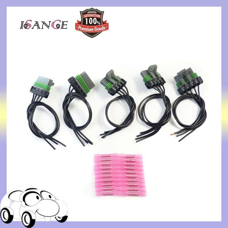 ISANCE HVAC Blower Motor Resistor Connector Plug Wires For Chevrolet Colorado GMC Canyon OE# PT5909 1P1560 PT1231 S1352 15306069
