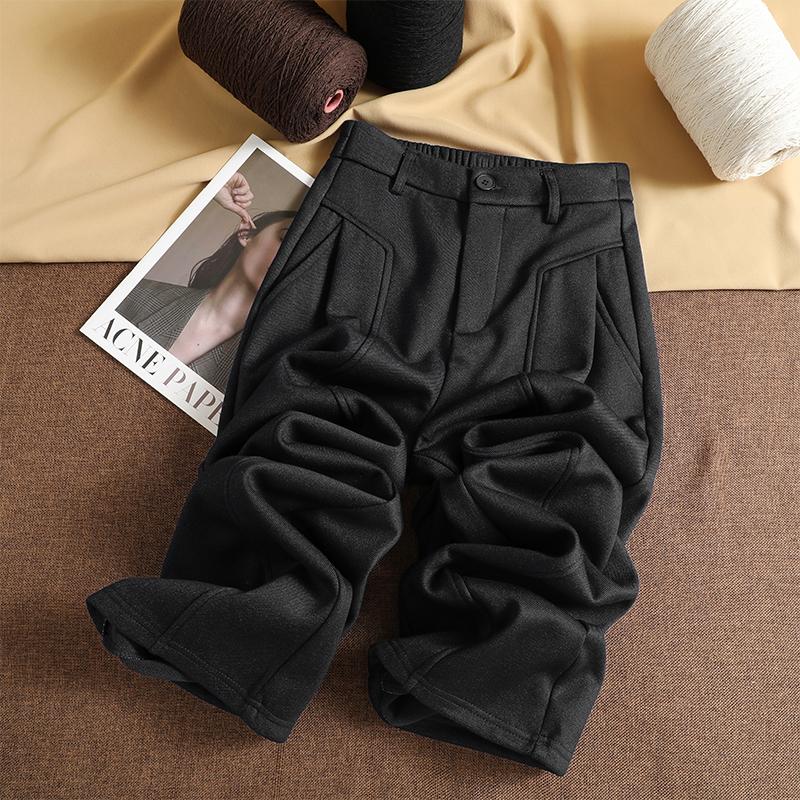 DIMANAF 2025 Autumn Winter Plus Size Women Pants Jeans Denim Blue Lady Long Pants Oversized Loose Casual Bottoms Thick