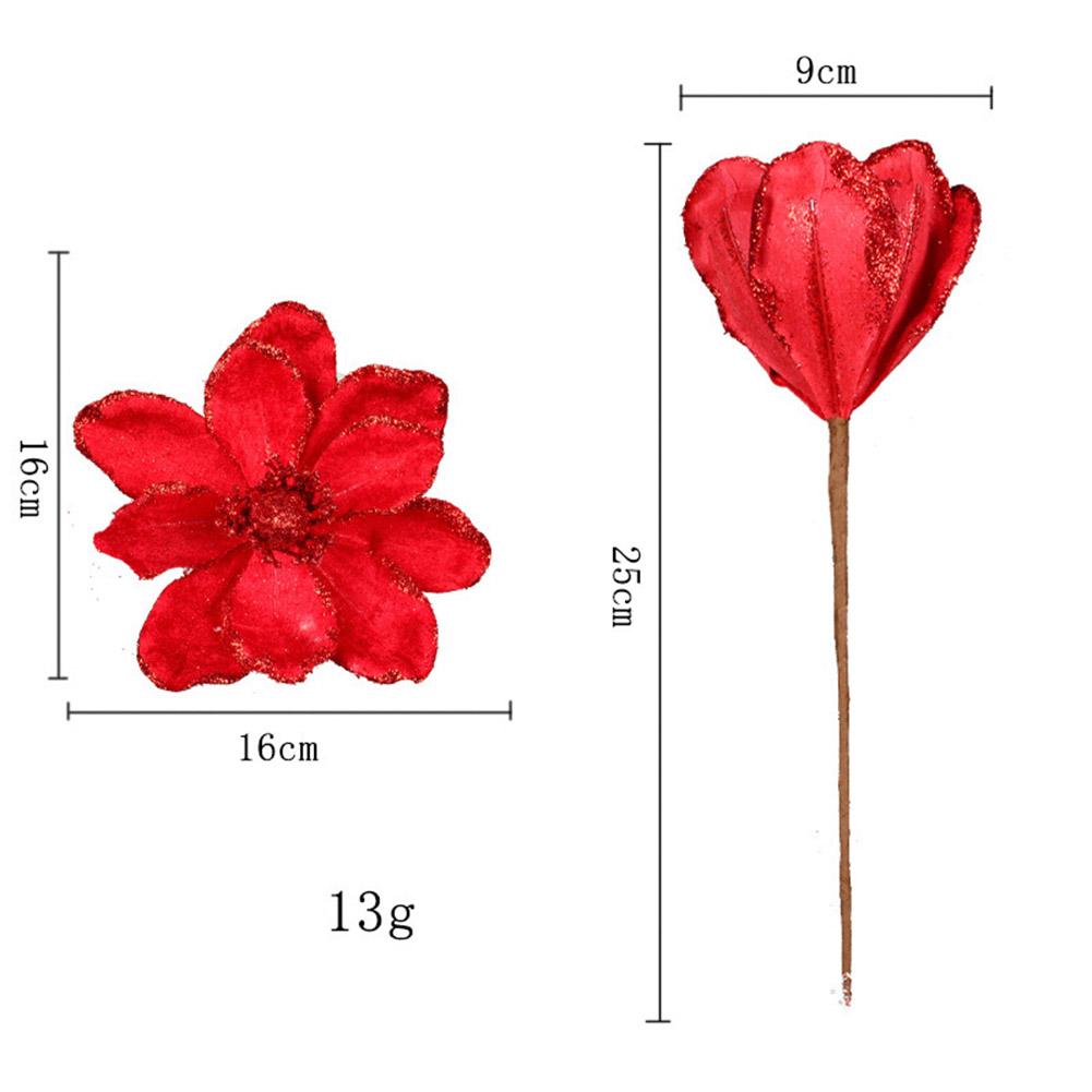 

Artificial Flower Christmas Arrangement Decoration Three-layer Ornament Hanging Xmas Tree For Home Party Garden Wedding Decor