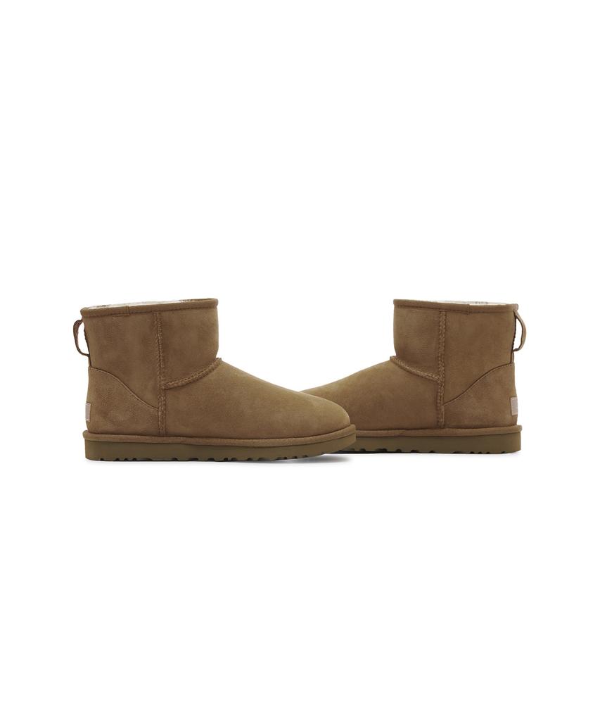 Ugg Ugg Overlock Stitch Mini Boots (Classic Mini Ii) W - Chestnut / 1016222Che