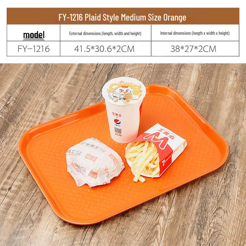 

Commercial Melamine Non-Slip Serving Tray