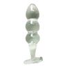 Sexshop Analplug Nachtleuchtender G-Punkt-Massagegerät Anal-Sexspielzeug Anus Hinterhof-Stopper Penis Kristallglas-Dildo Masturbation