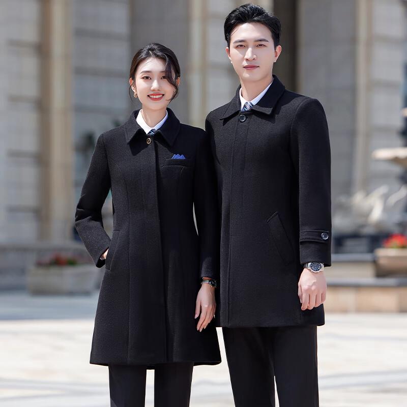 

Teluoman Профессиональное Унисекс Пальто Оверсайз из Шерстяной Смеси с Подкладкой 4XL