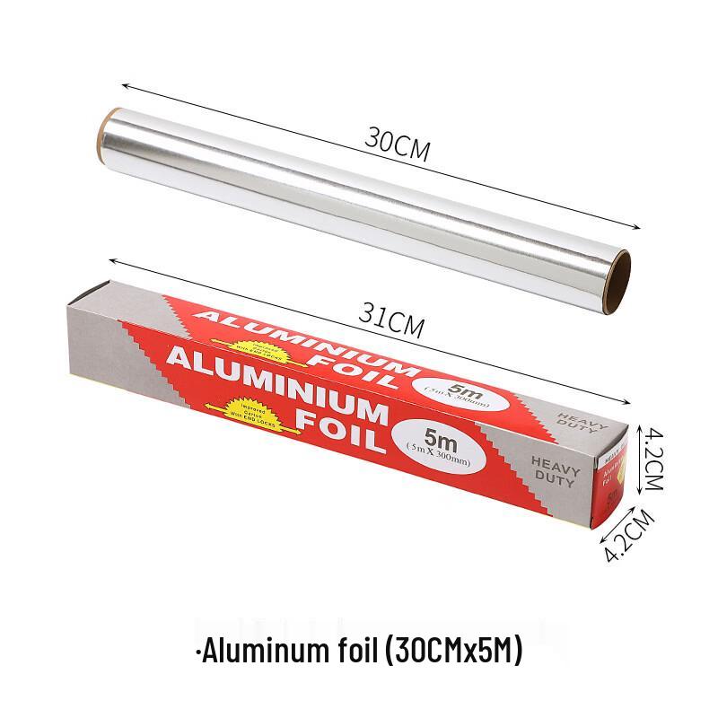 ZISIZ Thick Aluminum Foil for BBQ & Baking