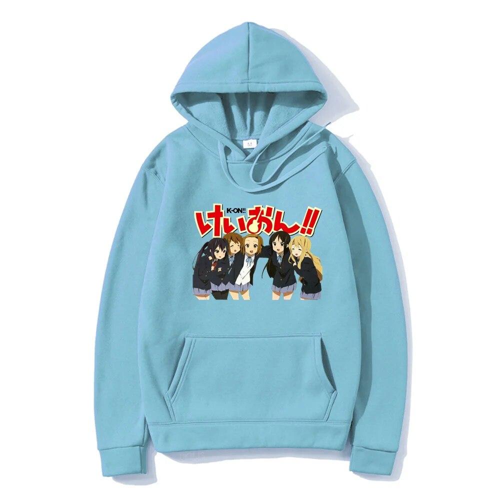 New Arrival K-ON 2D Unisex Hoodie printing Casual Fashion hall-match Hoodie Harajuku style Autumn Winter Unisex Street Clothes