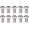 YDDVEHI 10pcs Front Brake Rotor Bolts for Harley Dyna Softail Sportster Electra Glide Road King Road Glide 2 Sets for Dual Front Rotors 5/16"-18