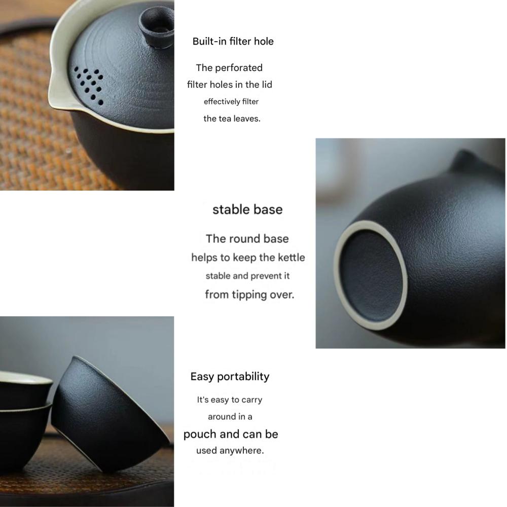 Portable Ceramic Tea Set