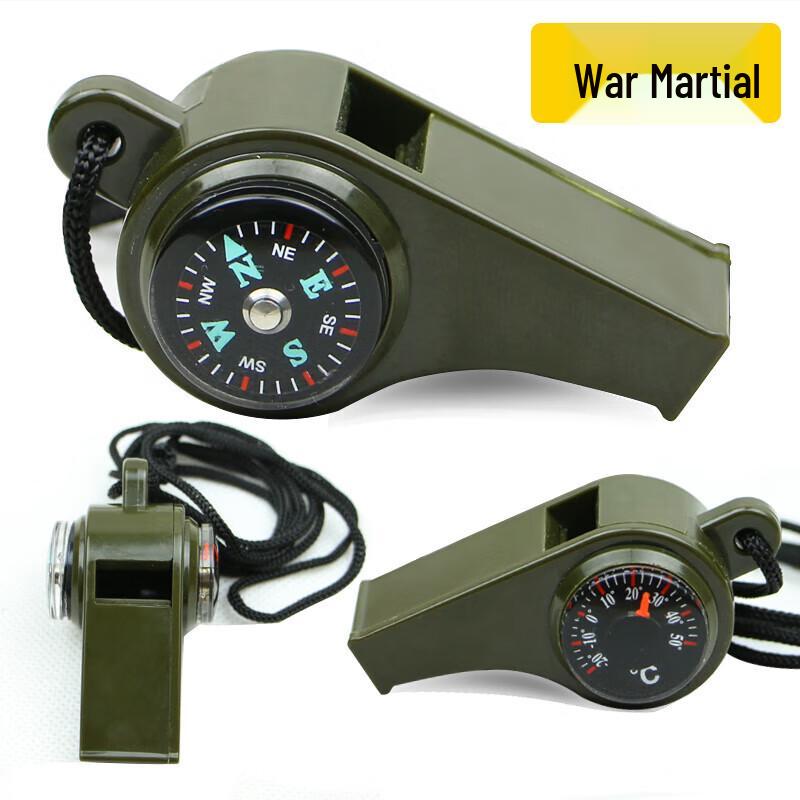 Outdoor 7-in-1 Survival Whistle Multi-tool