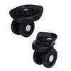 1 Pair Suitcase Wheels Universal Fit Shock Absorption Luggage Wheels Replacement for Trolley Case