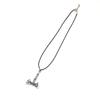 Viking Rune Axe Pendant Necklace Retro Norse Style Party Accessory