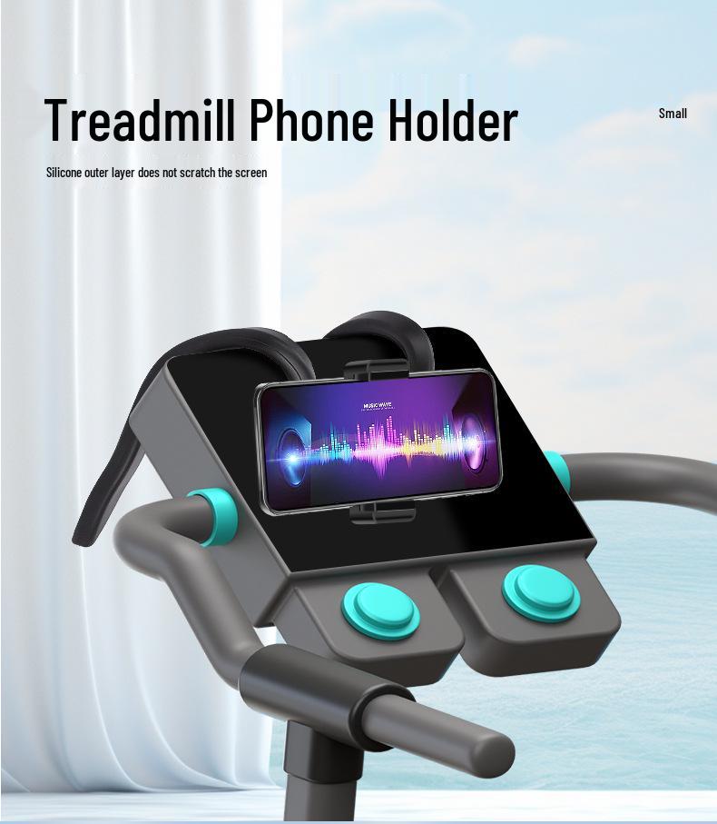 Versatile Soft Tube Treadmill Mobile Phone Holder for Lazy Person - Multi-Function Extension and Hanging Mount