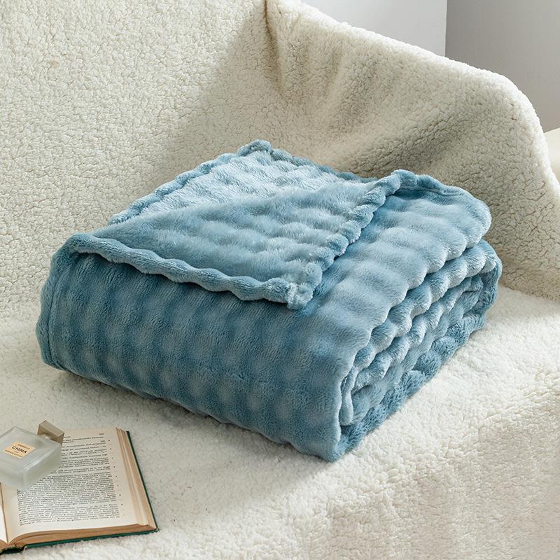 Bubble Rabbit Superweiche Flanelldecke - Nickerchen-/Sofadecke