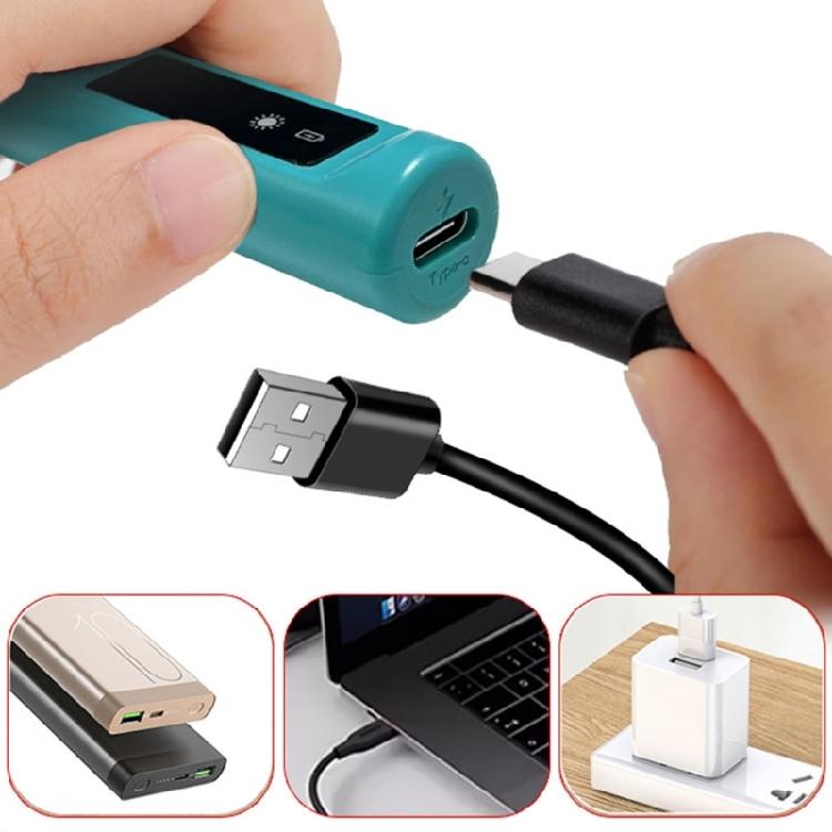 USB Intelligent Electric Soldering Iron 200-450℃ Rapid Heating Soldering Pen Digital Display Carrying Case Adjustable