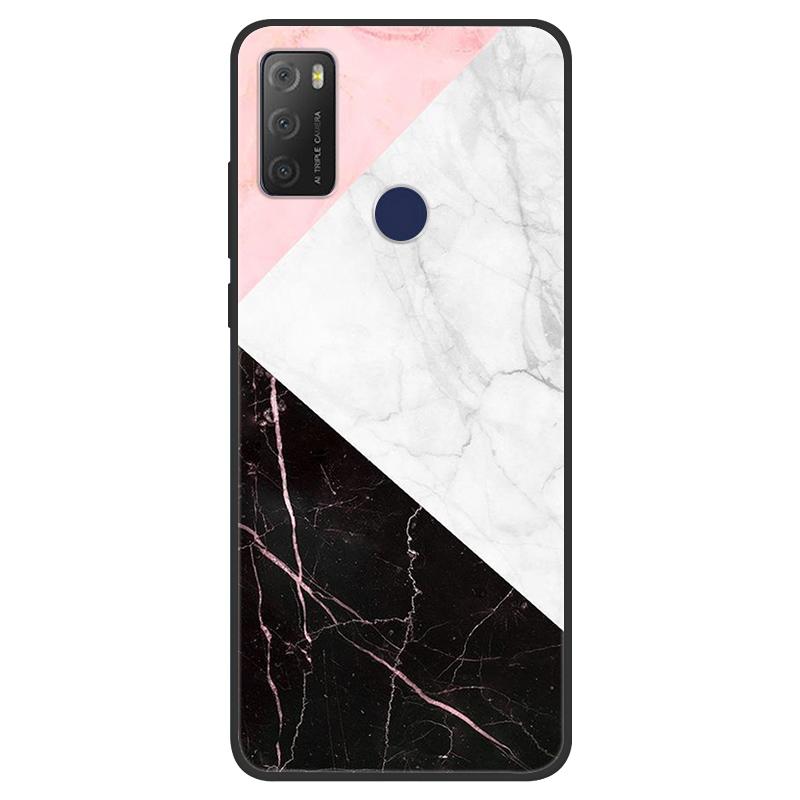 For TCL 20Y Case Girl Cat Flower Soft Silicone Back Wolf Shell for TCL 20E 6125F Fundas Phone Cover For TCL20Y 6156D 20 E Coque