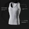 Herren Weste Rundhalsausschnitt Ärmellos Slim Fit Tank Tops Einfarbig Schnelltrocknendes T-Shirt Outdoor Street Wear