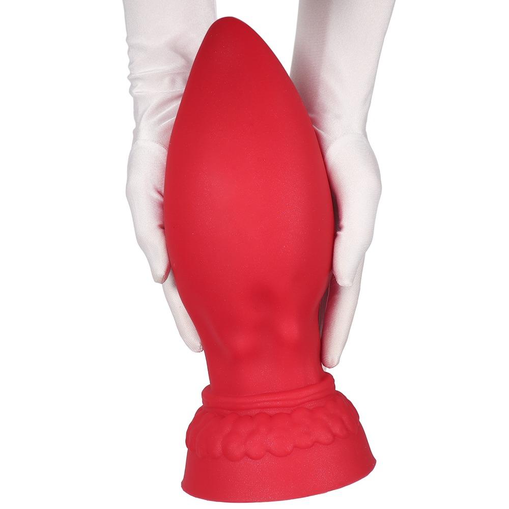 Large Soft Silicone Anal Plug for Men Women - Oversized Butt Plug for Deep Stretching, Extra Thick Adult Sex Toy