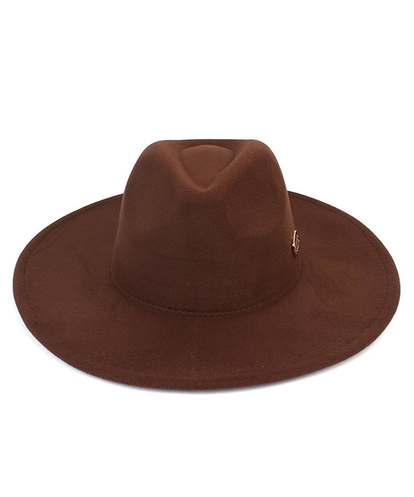 Yunibeosyeolkemiseuteuli Hard Wool Brown Fedora