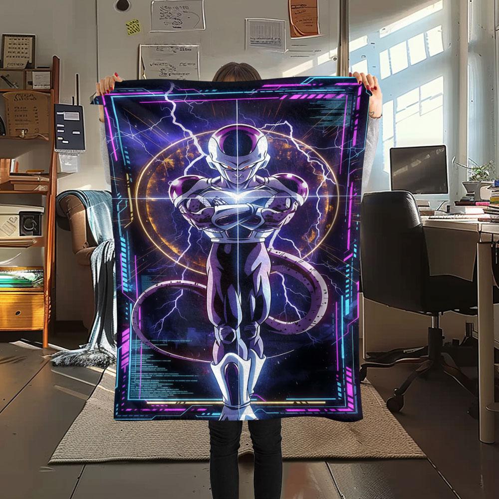 

1Pc Cute Gengar Print Flannel Blanket, High quality Comfortable for All Seasons, Home Decor, Warmth and Comfort, Perfect for Christmas Gifts 80cm x 120cm