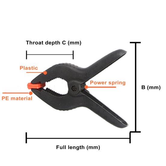 10Pcs Spring Clip Multi-purpose Heavy Duty Windproof Pool Cover Clamps for Above Ground Pools Woodworking