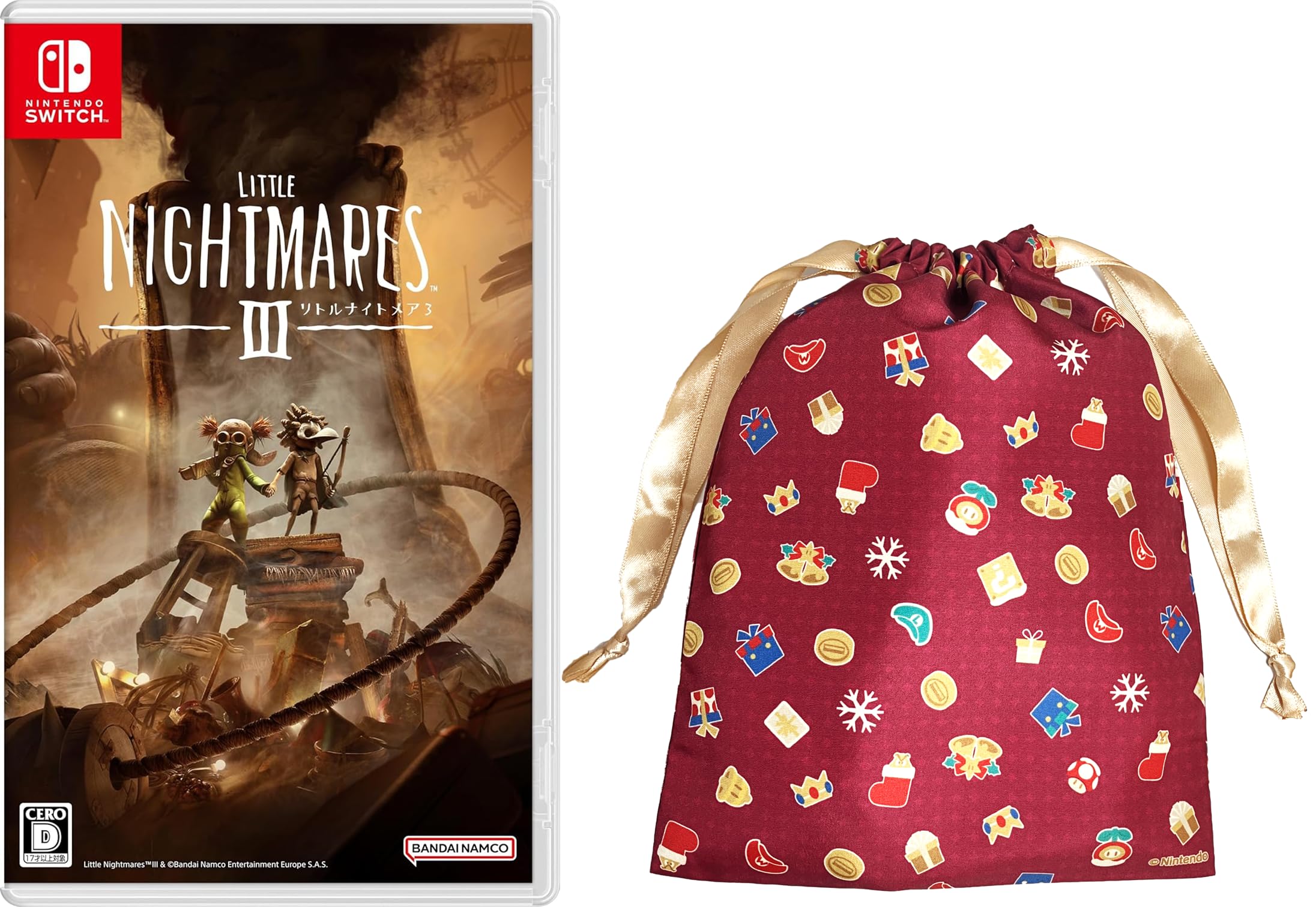 

Little Nightmares 3 Bonus 2025 Holiday Gift Pouch Included -Switch