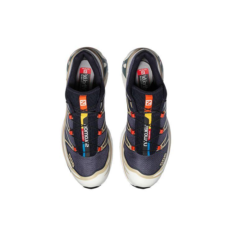 SALOMON XT-6 Low Outdoor Hiking Shoes Unisex Shoes Ink-Black 414552