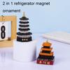Resin Night Lights Refrigerator Stickers Handmade Magnetic Stickers  Tourist Souvenirs