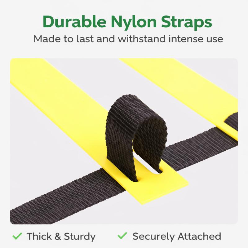 Adjustable Agility Ladders High Quality Nylon Straps Speed Training Equipment for Football Youth Sports Practice
