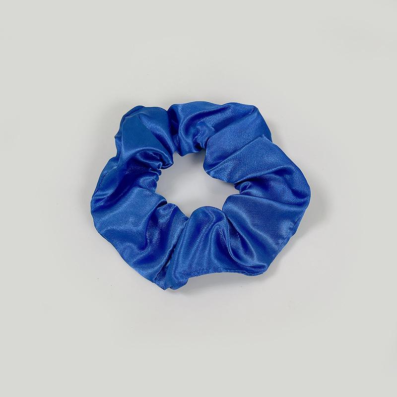 European-American Satin Pleated Hair Tie - French Minimalist Design