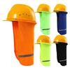 Breathable Hard Hat Sun Shade With Reflective Stripe Face and Neck Protection  Work Accessory
