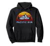 Pacific Rim Retro Mountain Sunset T-Shirt Hoodie