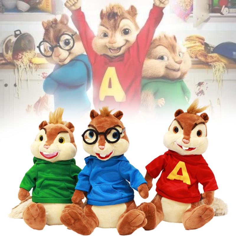 Cuddly Alvin And The Chipmunks Plush Soft Stuffed Animal Doll Toy Gift