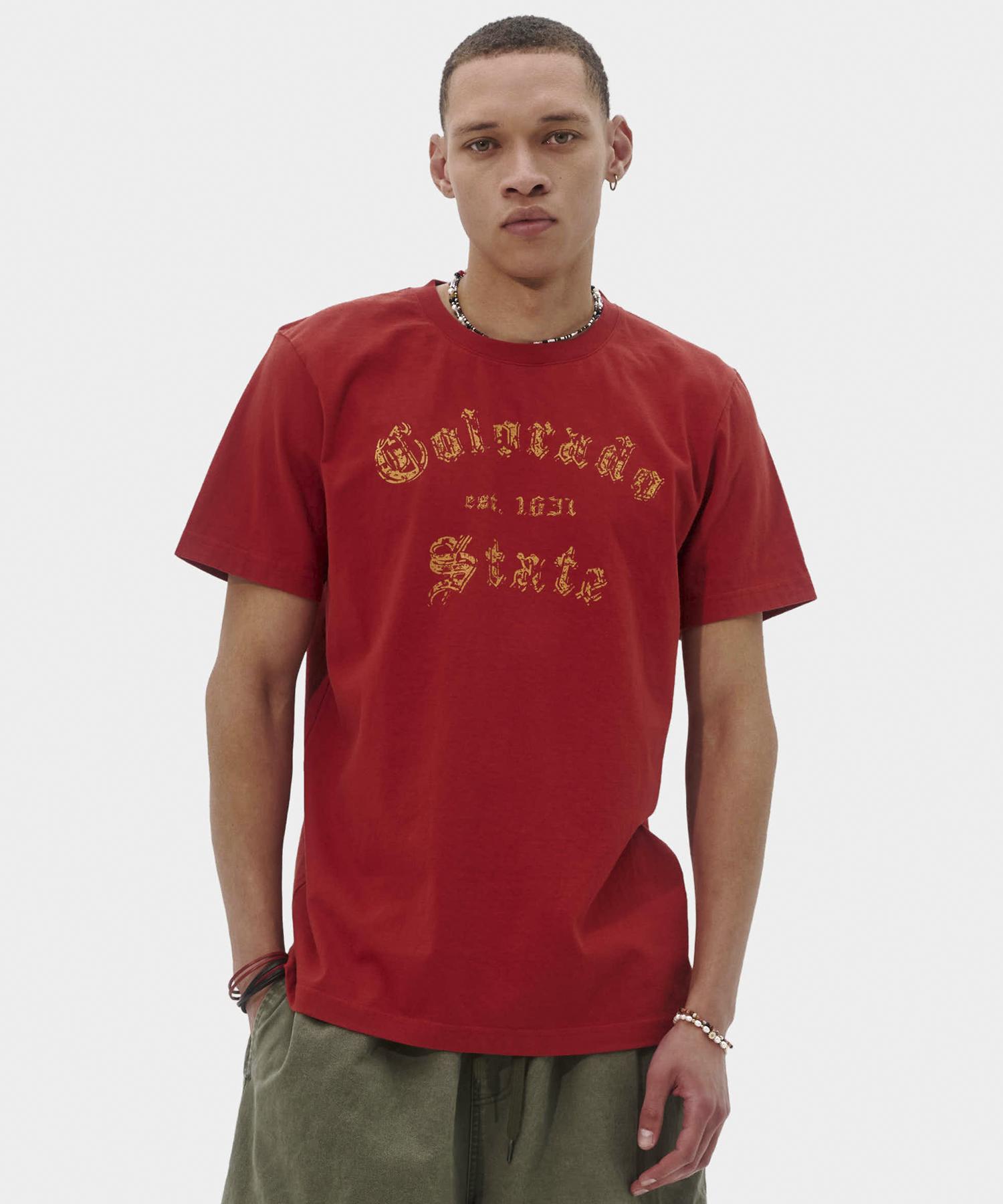Take Easy Colorado Slim T-Shirt (Brick Red) Brick Red/S