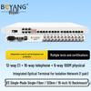Boyang Integrated Service Optical Multiplexer 12E1+16 Telephone+6 Ethernet