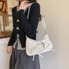 Niche Design Versatile Foreign Style Bow Portable Shoulder Bag Women's 2025 New Fashion Simple Underarm Messenger Bag