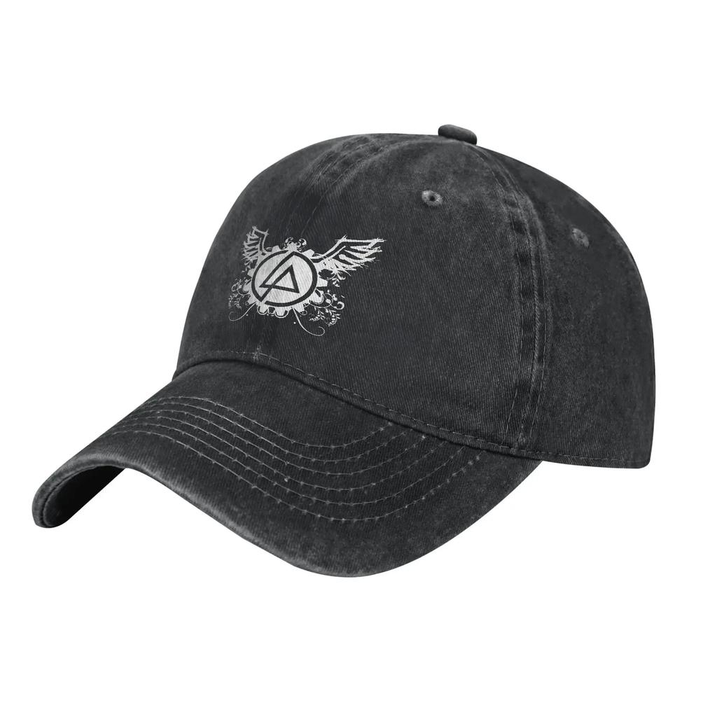 Banda de Música Linkinparks Logo Estilo Unisex Gorras de Béisbol Rock Desgastadas Lavadas Gorra Sombrero Actividades al Aire Libre Regalo Gorra Snapback