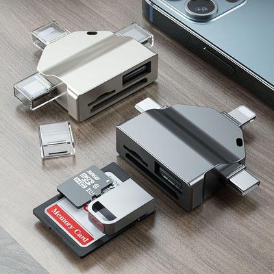 7-in-1-Kartenleser, multifunktional, geeignet für OPPO, Apple-Handy, 3-in-1-U-Disk, Speicherkartenkonverter