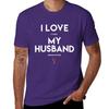 I Love It When My Husband Brings Me Wine T-Shirt Graphics for a Boy Black T-shirts for Men