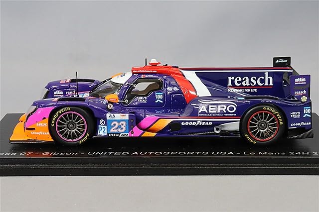 SPARK ORECA 07 GIBSON UNITED AUTOSPORTS USA 2024 Le Mans 24H 1/43 #23 B.Keating/F.Albuquerque/B.Hanley