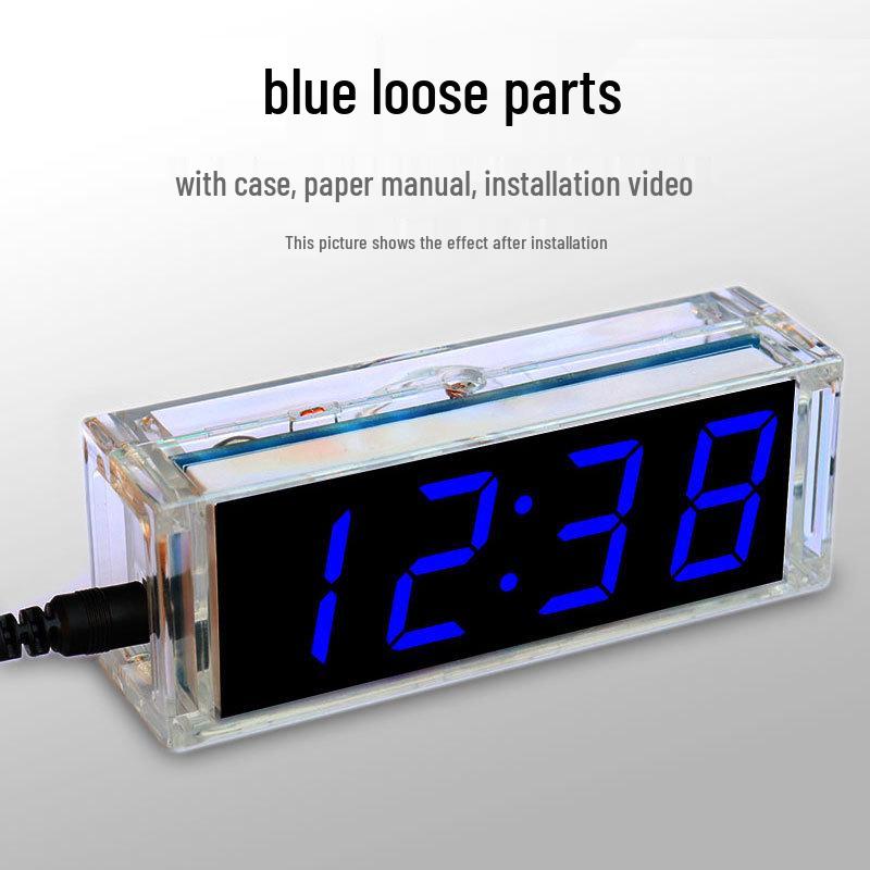 DIY Nixie-Röhren Siebenfarben-Uhr Bausatz: Elektronische Lötpraxis & Alarmzubehör