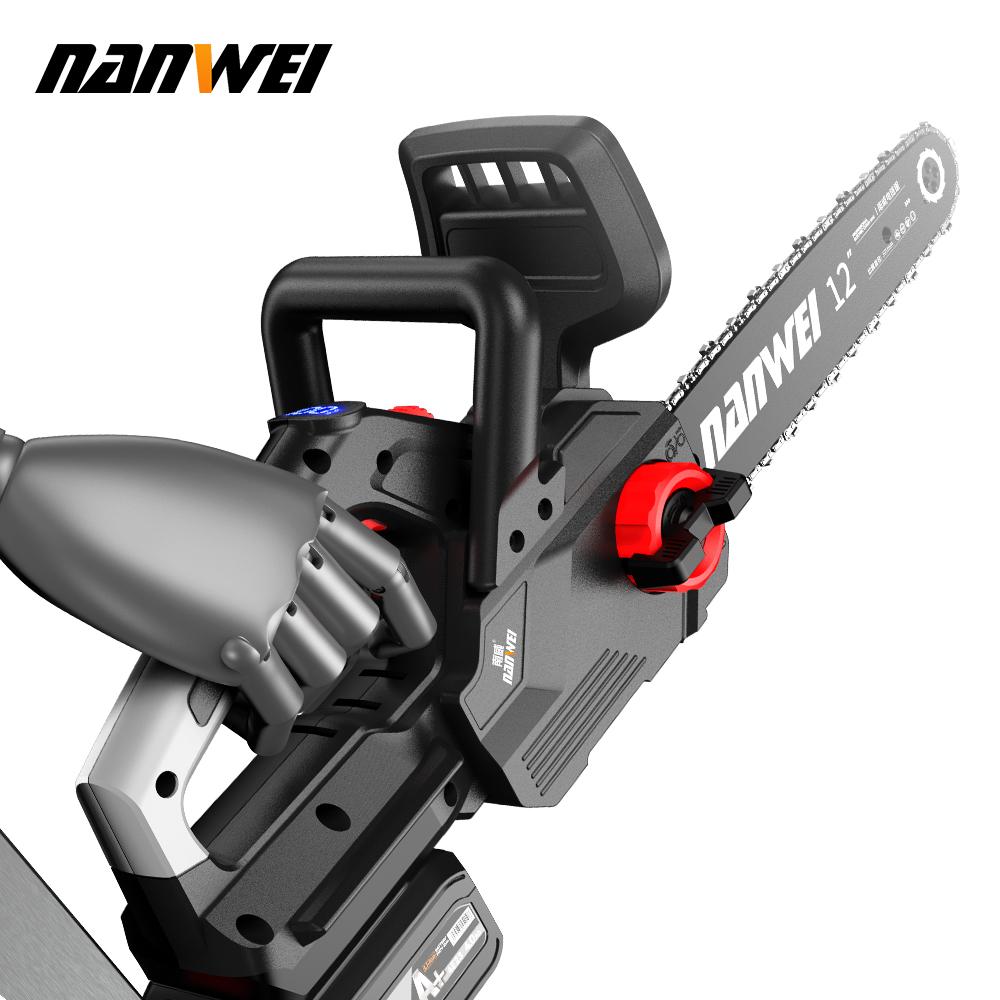NANWEI 12-inch electric chain saw with 2000W brushless motor
