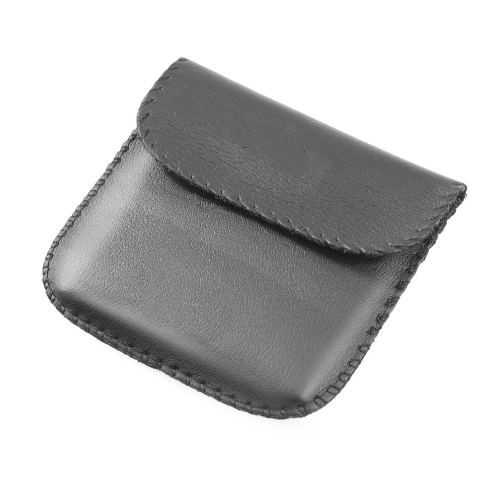 Portable Mini Earphone Storage Bag PU Leather Waterproof Protective Sleeve Pouch for USB Data Charging Cable Case Coin Purse