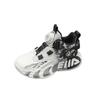 Popular children and boys soft-soled running shoes wear-resistant and non-slip middle and older children's sports shoes rotating button mesh basketba